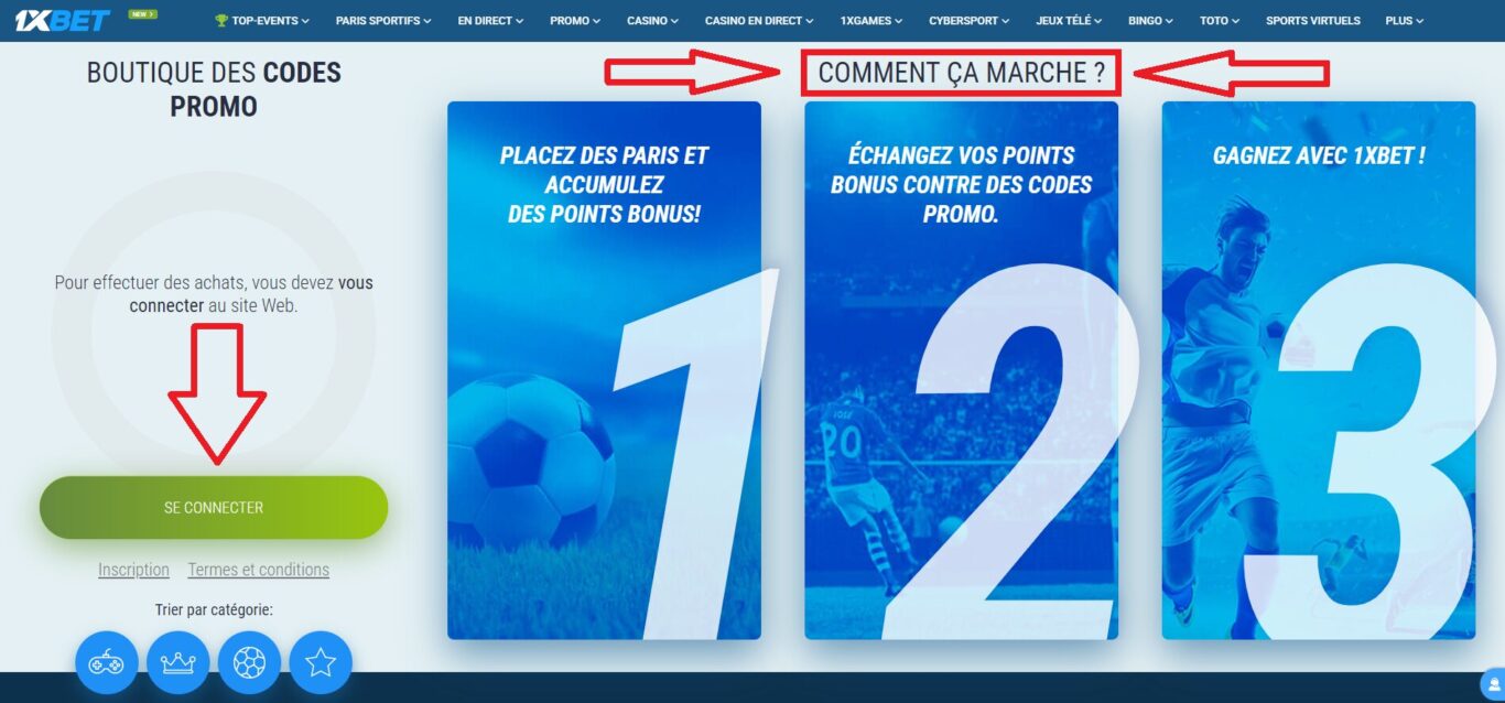 Code promo 1xBet Guinée du jour : règles de mise